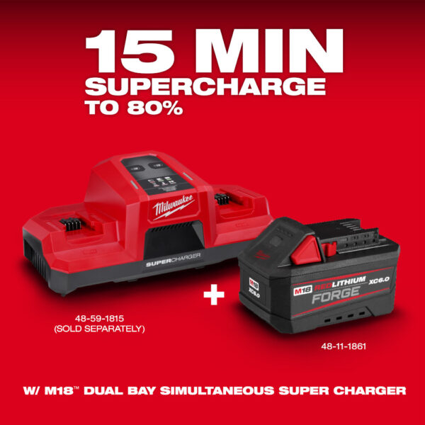 MILWAUKEE M18™ Dual Bay Simultaneous Super Charger 4