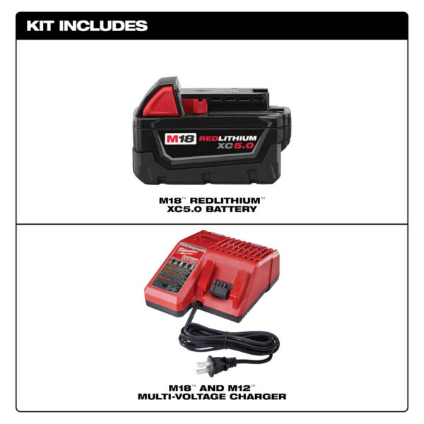 MILWAUKEE M18™ REDLITHIUM™ XC5.0 Starter Kit 2