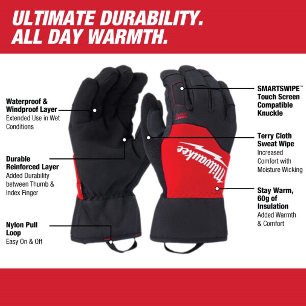 MILWAUKEE® Winter Performance Gloves XL 4