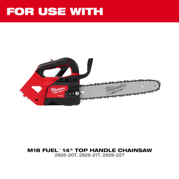 MILWAUKEE 14&quot; Top Handle Chainsaw Guide Bar 4