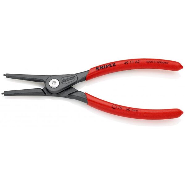 KNIPEX Snap Ring Pliers External Straight 8" 1
