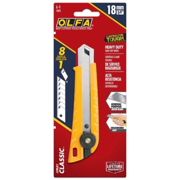 OLFA 18mm L-1 Ratchet Lock Utility Knife 4