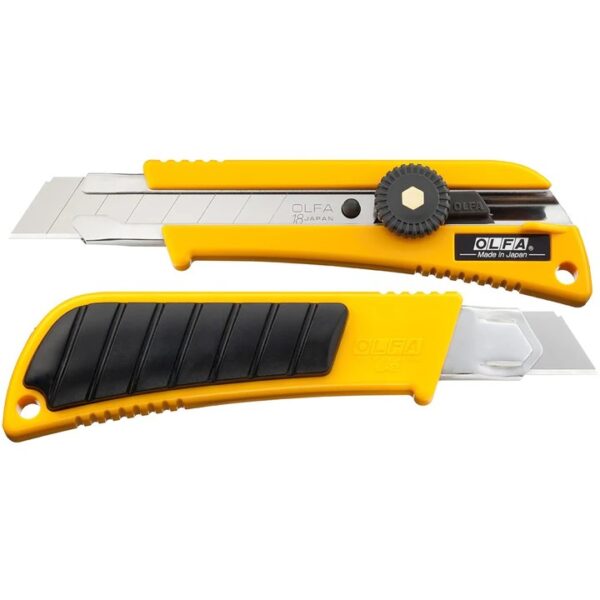 OLFA 18mm L-2 Utility Knife with Rubber Inset 3