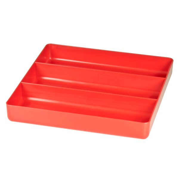 ERNST 10.5&quot; x 10.5&quot; 3 Compartment Organizer Tray - Red 1