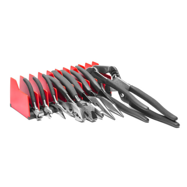 ERNST No-Slip 10 Tool Plier Organizer - Red/Black 3
