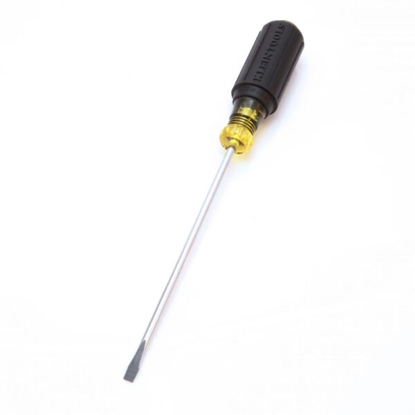 KLEIN 3/16&quot; Slotted Screwdriver 6&quot; Round Shank 2