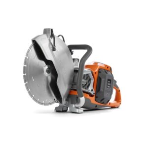 The Husqvarna K 1 PACE high power battery cutter has the power and performance you expect from equivalent gas-powered cutters.