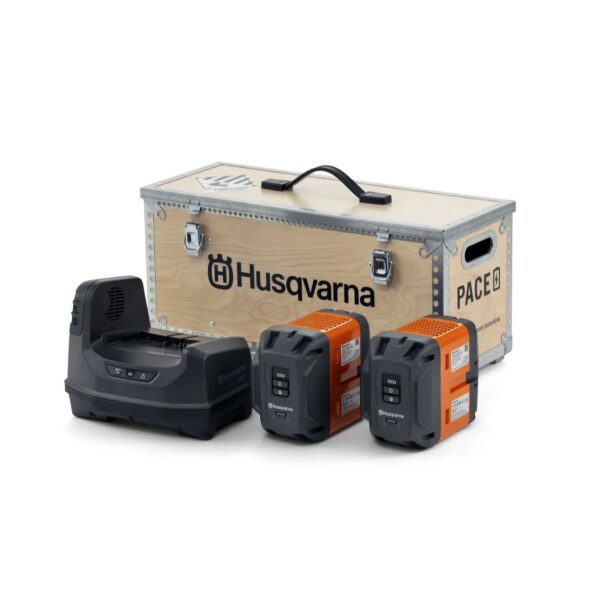HUSQVARNA B750X PACE Power Kit Inc. (2) 750 Wh Batteries and (1) Fast Charger 1