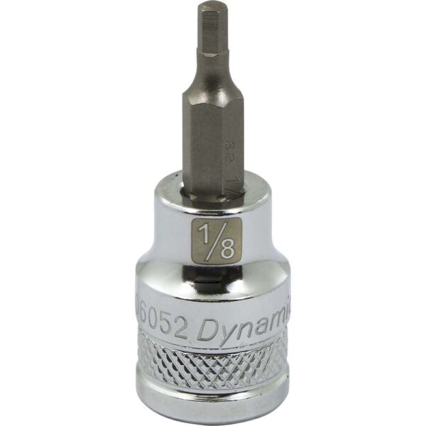 DYNAMIC Socket Hex 3/8" Drive 1/8" 1