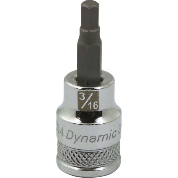 DYNAMIC Socket Hex 3/8" Drive 3/16" 1