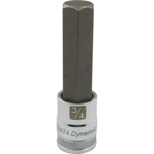 DYNAMIC Socket Long Hex 1/2" Drive 3/4" 1