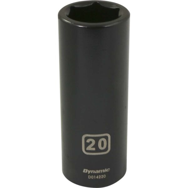 DYNAMIC Socket Impact 6 Point Deep 1/2" Drive 20 mm 1