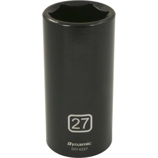 Dynamic 27mm 6 point deep impact socket 1/2” drive