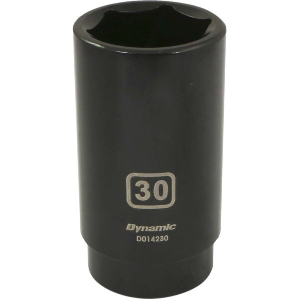 DYNAMIC Socket Impact 6 Point Deep 1/2" Drive 30 mm 1