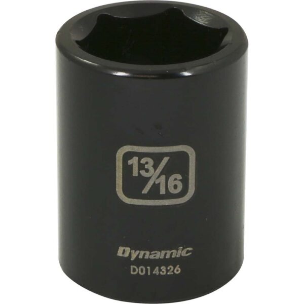 DYNAMIC Socket Impact 6 Point 1/2" Drive 13/16" 1