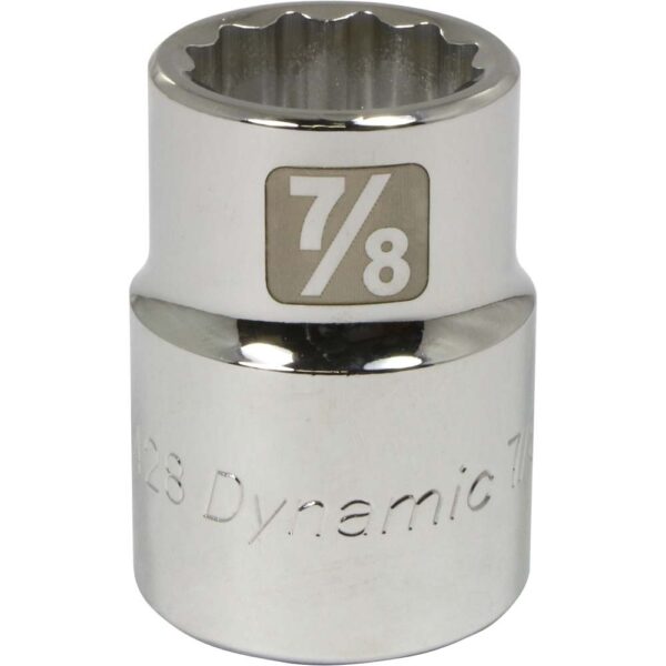 Dynamic 12 point 7/8” chrome socket 3/4” drive