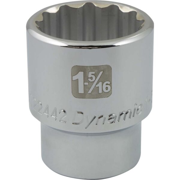 Dynamic 12 point 1-5/16” chrome socket 3/4” drive