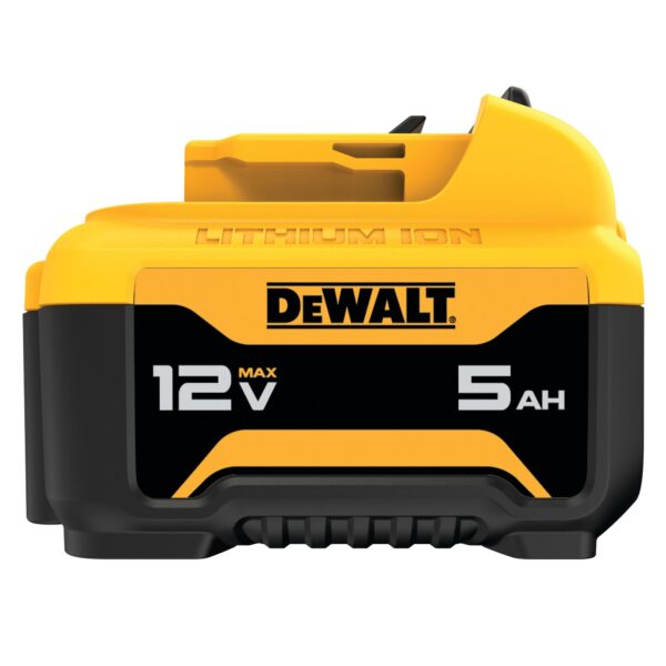 DEWALT 12V MAX* 5.0Ah Lithium Ion Battery 3