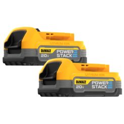 Two DeWalt 20V MAX* POWERSTACK™ Compact 1.7 ah Batteries