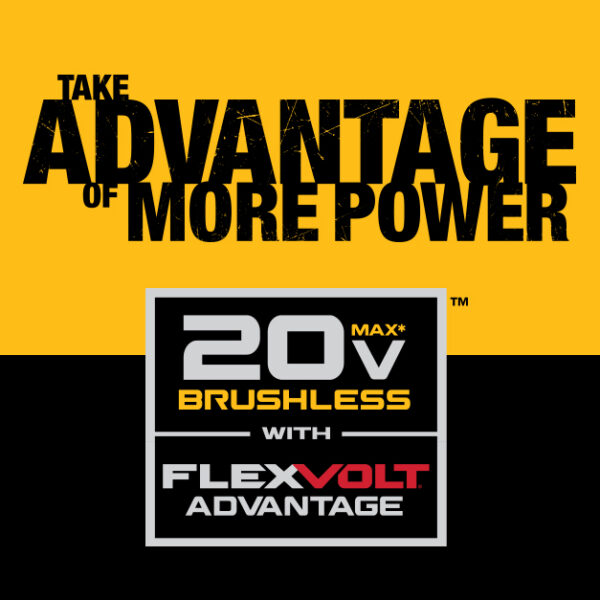 DEWALT 20V MAX* 1/2&quot; Cordless Hammer Drill/Driver w/FLEXVOLT ADVANTAGE™ Kit 7