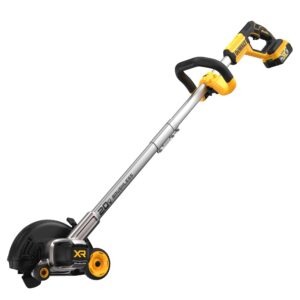Get a professional-looking lawn and up to 1568 feet of edging per charge** with this handy Dewalt 20V MAX* Brushless Cordless Edger.