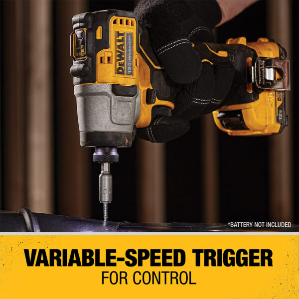 DEWALT XTREME™ 12V MAX* Brushless 1/4 in. Cordless Impact Driver (Tool only) 3