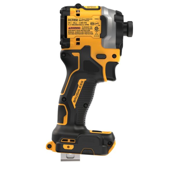DEWALT Atomic 20V MAX* 1/4&quot; Brushless Cordless 3-Speed Impact Driver (Tool Only) 3