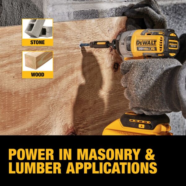 DEWALT 20V MAX* XR® 1/4&quot; 3-Speed Impact Driver (Tool Only) 7