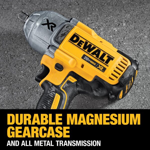 DEWALT 20V MAX* XR® High Torque 1/2 in. Impact Wrench w/Detent Pin (Tool Only) 3