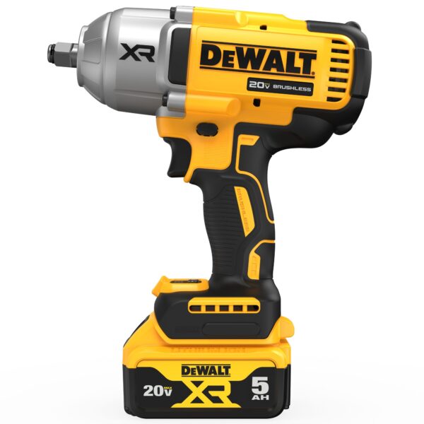 DEWALT 20V MAX* XR® 1/2 In. High Torque Impact Wrench w/Hog Ring Anvil Kit 3