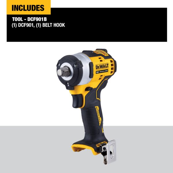 DEWALT XTREME 12V MAX* Brushless 1/2 in. Cordless Impact Wrench (Tool Only) 5