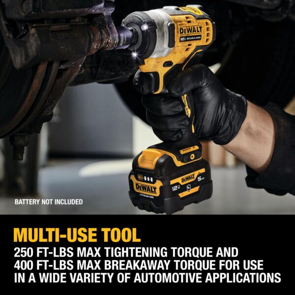 DEWALT XTREME 12V MAX* Brushless 3/8 in. Cordless Impact Wrench (Tool Only) 8