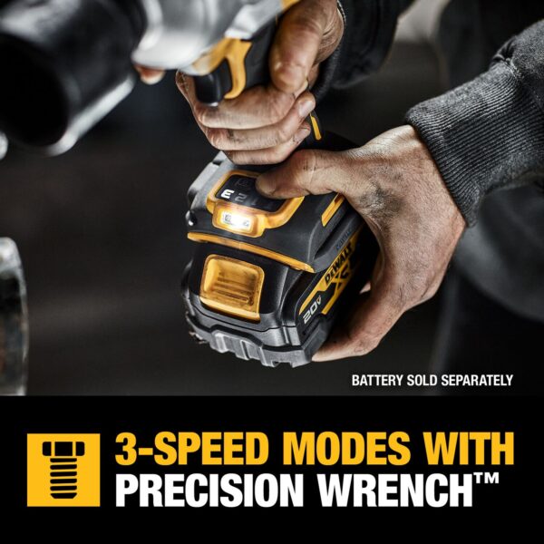 DEWALT 20V MAX* XR® Brushless Cordless 1/2&quot; High Torque Impact Wrench -Tool Only 5
