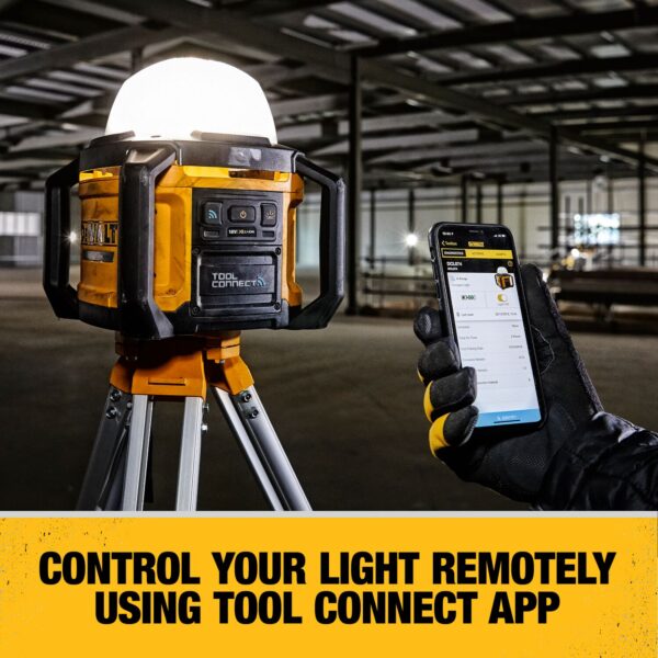 DEWALT Tool Connect™ 20V MAX* All-Purpose Cordless Work Light (Tool Only) 8