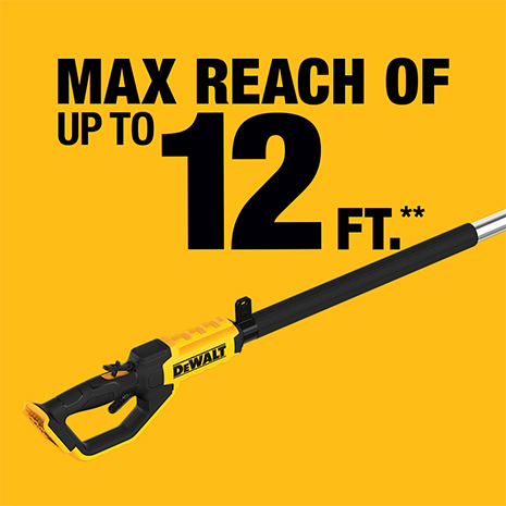 Dewalt pole deals saw hedge trimmer