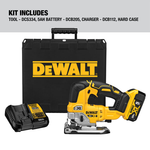 DEWALT 20V MAX* XR® Cordless Jig Saw Kit 4