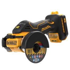 DeWalt 20V MAX* XR® Brushless Cordless 3 in. Cut-Off Tool with a cutting wheel