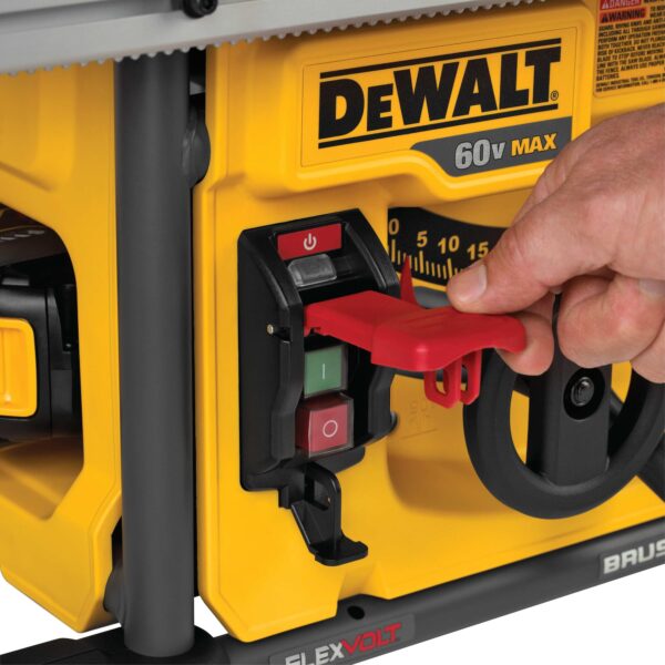 DEWALT FLEXVOLT® 60V MAX* Table Saw 1 Battery Kit 8
