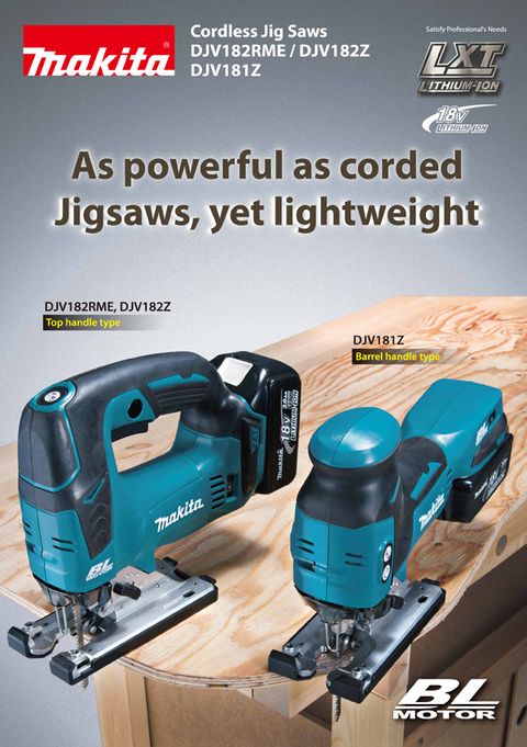 Makita battery 2024 powered jigsaw