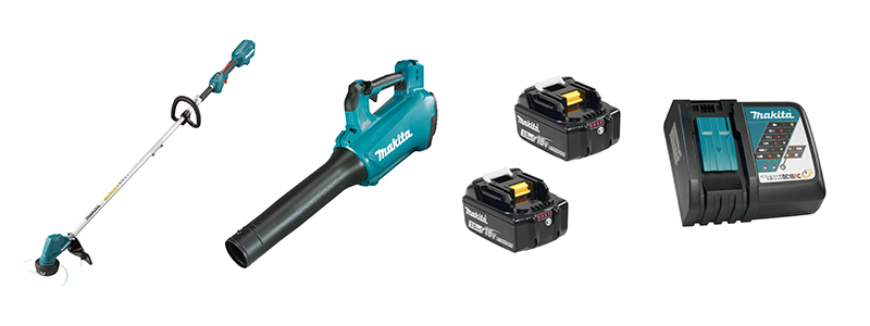 MAKITA 18V Brushless 2 pc Combo Blower String Trimmer Kit