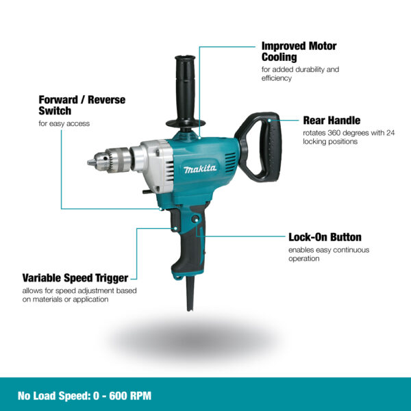 MAKITA 1/2&quot; Drill D Handle Variable Speed 2