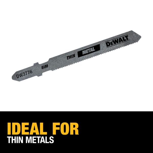 DEWALT® Jig Saw Blades 3&quot; Thin Metal Cutting 5pk 4