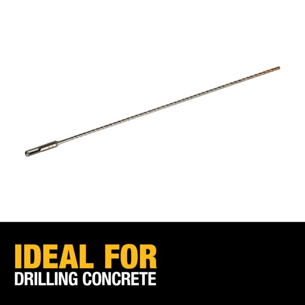 DEWALT Concrete Drill Bit 3/16" x 12" OAL, SDS Plus 3