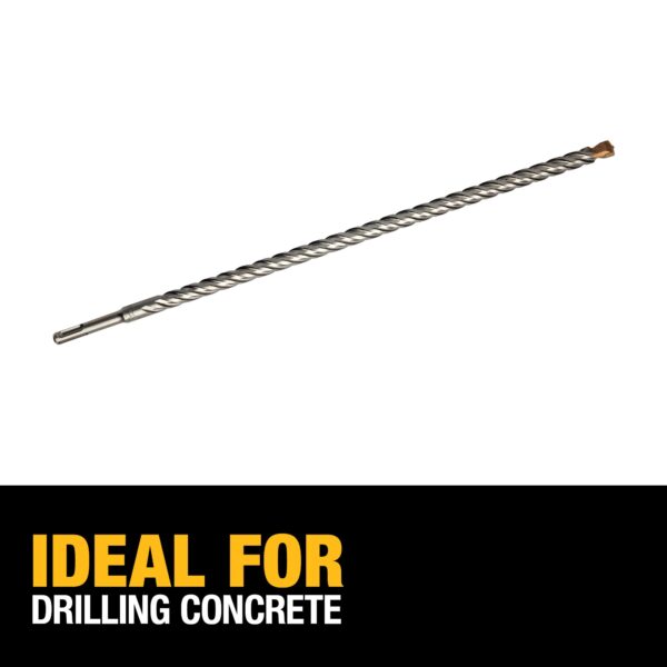 DEWALT Concrete Drill Bit 9/16" x 18" OAL, SDS Plus 3