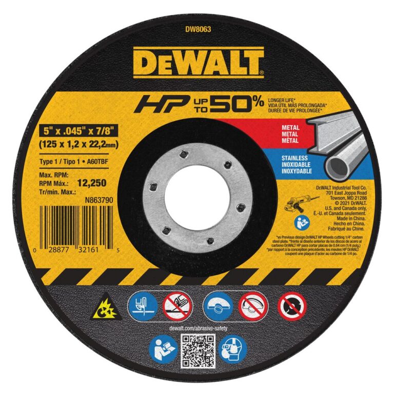 DEWALT® XP 5 Cutting Wheel Flat - Contractor Cave Tools