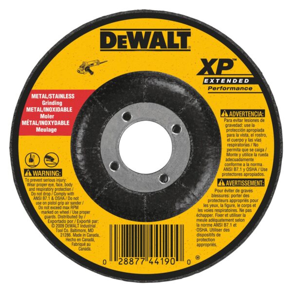 DEWALT XP™ 6" X 1/4" Grinding Wheel 1