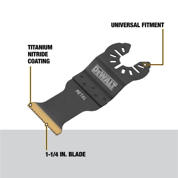 DEWALT Oscillating Metal Cutting 1-1/4" Blade 3