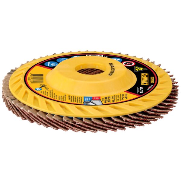 DEWALT XP Ceramic MAXTRIM™ 5" Trimmable Flap Disc 40 Grit 2