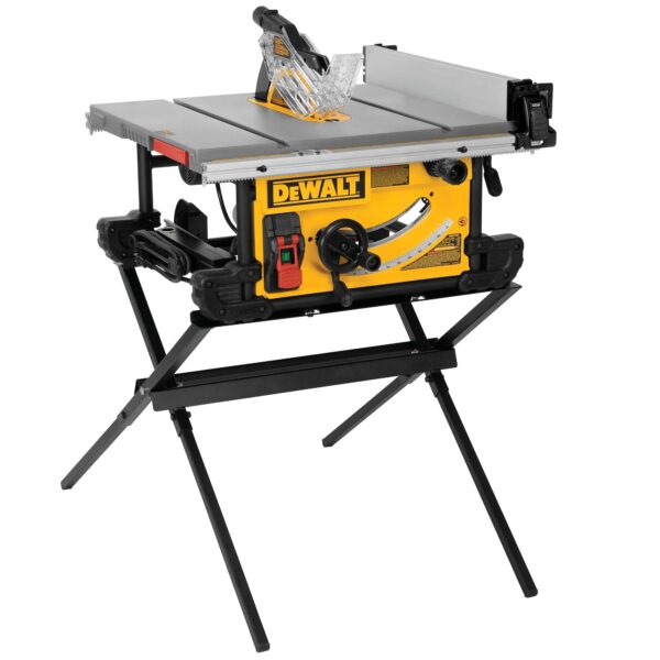 DEWALT 10 in. Table Saw with Scissor Stand 1