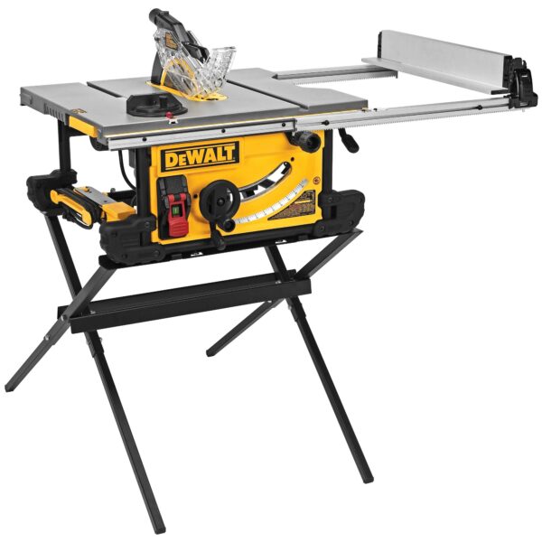 DEWALT 10 in. Table Saw with Scissor Stand 3